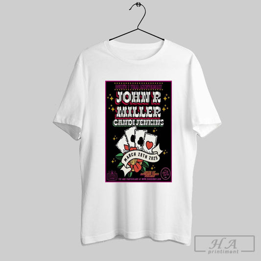 Official Poster Dukes 7 Year Anniversary John R Miller And Candi Jenkins March 28 2025 T Shirt