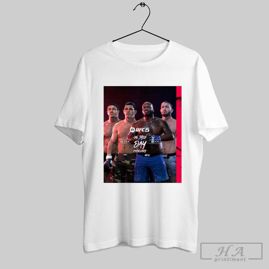 Official Poster Ea Sports Ufc 5 On This Day Feb Alter Egos T Shirt