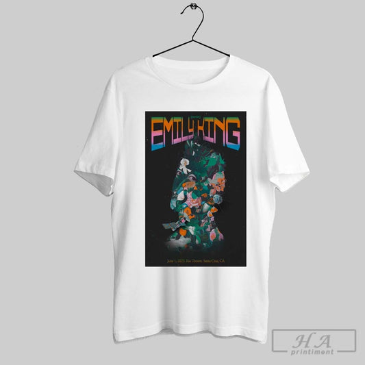 Official Poster Emily King Concert At Rio Theatre Santa Cruz Ca June 1 2025 T Shirt