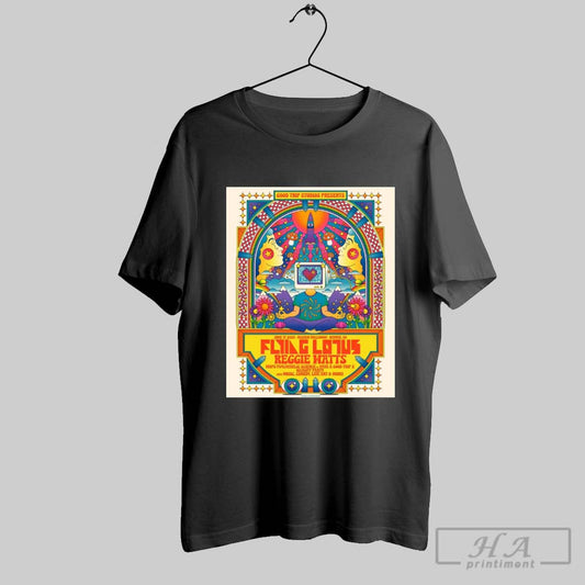 Official Poster Flying Lotus And Reggie Watts Mission Ballroom Denver Co June 17 2025 Concert T Shirt