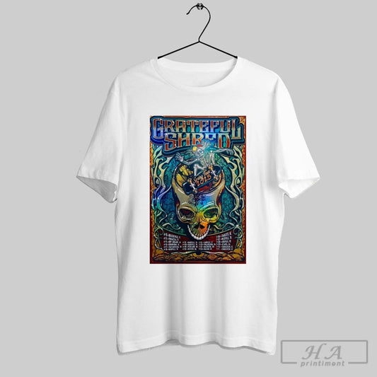 Official Poster Grateful Shred Spring Tour 2025 4 12 Brooksville Fl 4 13 Pensacola Fl T Shirt