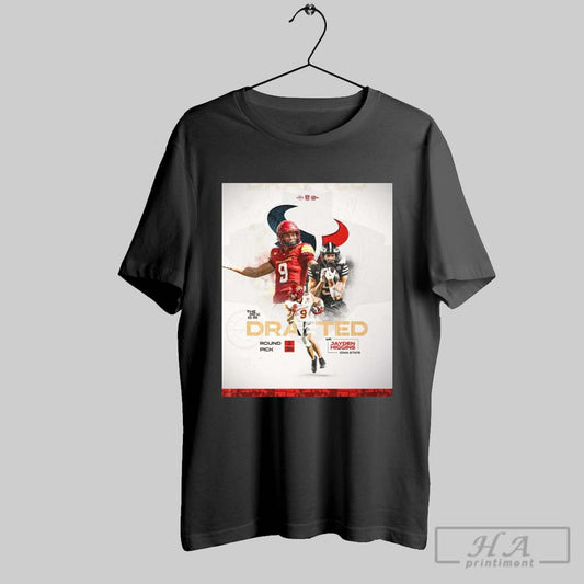Official Poster Iowa State Cyclones Football Jayden Higgins The Pick Is In Drafted Round 2 Pick 34 T Shirt
