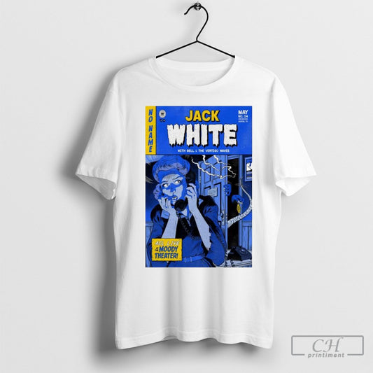 Official Poster Jack White Acl Live At The Moody Theater In Austin Tx On May 4 2025 Concert T Shirt