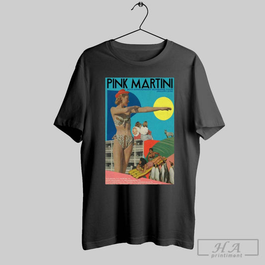 Official Poster Jan 09 2025 Pink Martini Orpheum Theater New Orleans La T Shirt