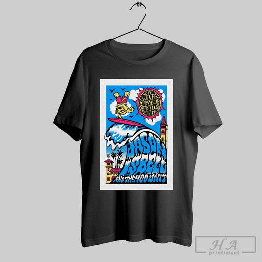 Official Poster Jason Isbell And 400 Unit Show April 9 2025 The St Augustine Amphitheatre In St Augustine Fl T Shirt