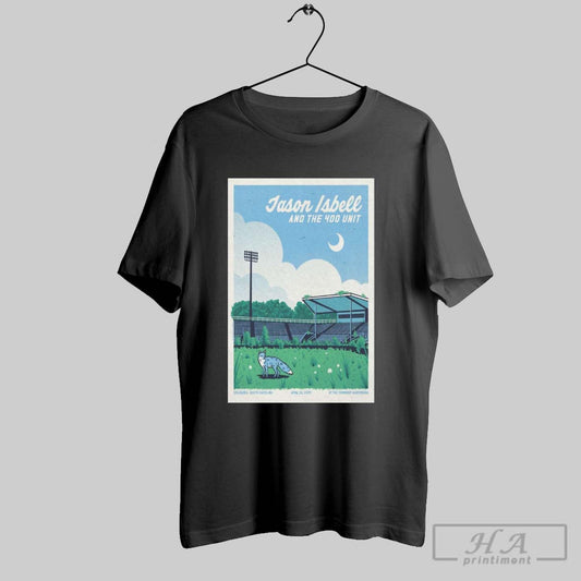 Official Poster Jason Isbell And The 400 Unit Township Auditorium Columbia Sc April 16 2025 Tour T Shirt
