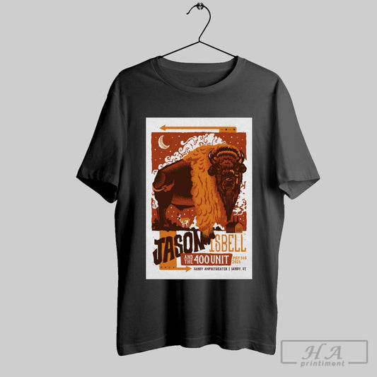 Official Poster Jason Isbell And The 400 Unit Tour May 5 6 2025 Sandy Amphitheater Sandy Ut T Shirt