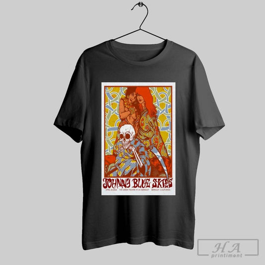 Official Poster Johnny Blue Skies At The Greek Theatre In Berkeley Ca On Apr 24 2025 Tour T Shirt