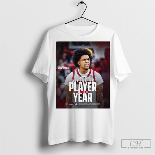 Official Poster Louisville Cardinals Mens Basketball Chucky Hepburn Is The Acc Defensive Player Of The Year Year Signature T Shirt