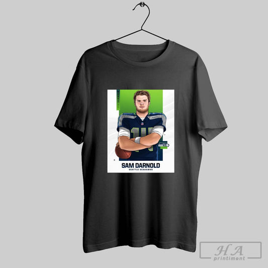 Official Poster Seattle Seahawks Football Nfl Signing Sam Darnold Nfl Painting T Shirt