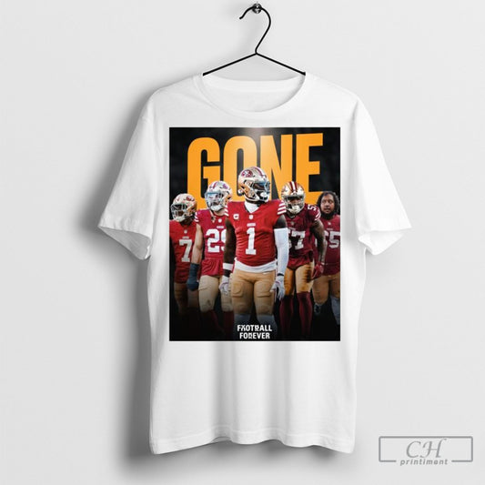 Official Poster The 49ers Have Seen A Bevy Of Players Depart The Bay This Offseason Deebo Samuel Dre Greenlaw Charvarius Ward T Shirt