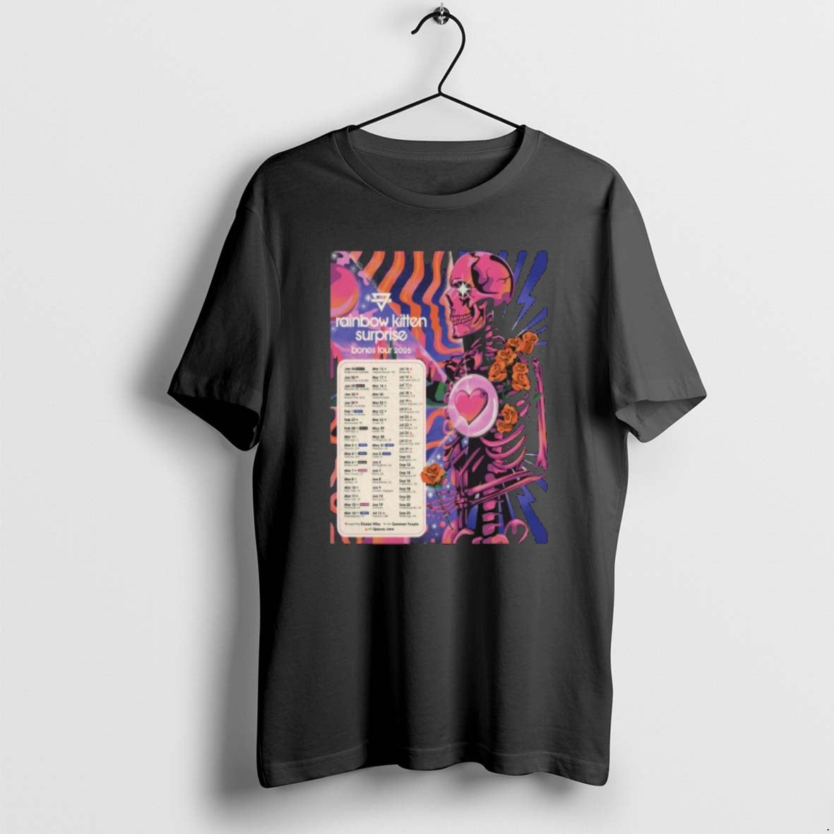 Official Rainbow Kitten Surprise Tour Bones 2026 T-Shirts, Hoodie, Sweatshirt