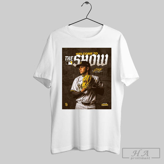 Official San Diego Padres Baseball Welcome To The Show Omar Cruz For The Faithful Signature Poster T Shirt