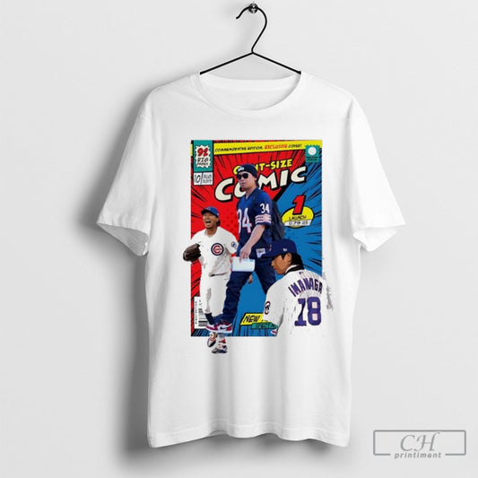 Official Shota Imanaga Chicago Cubs Baseball Comic Shirts