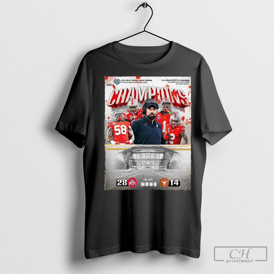 Official The 2025 Cfb Playoff Semifinal Ohio State Buckeyes Football Champions At The 89th Goodyear Cotton Bowl Classic Shirts