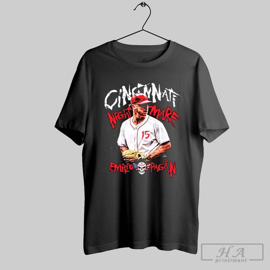 Official The Cincinnati Nightmare Emilio Pagan Mlb Graphic T Shirt