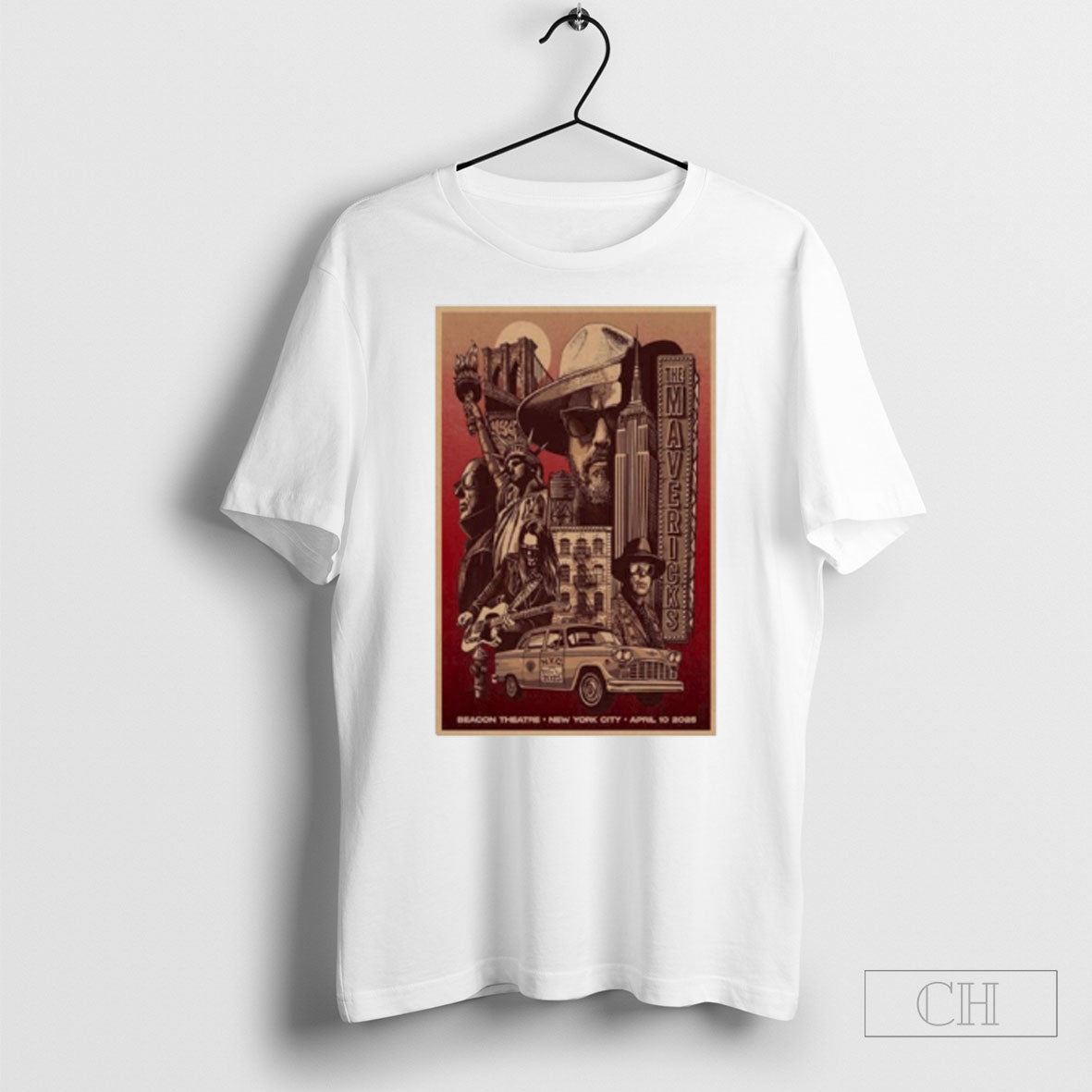 Official The Mavericks Apr 10 2025 Beacon Theatre New York Ny Poster Shirt Sweatshirt Tee Shirt