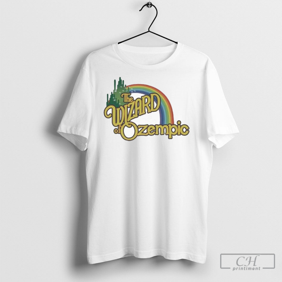 Official The Wizard Of Ozempic Rainbow T Shirt Sweatshirt Poster