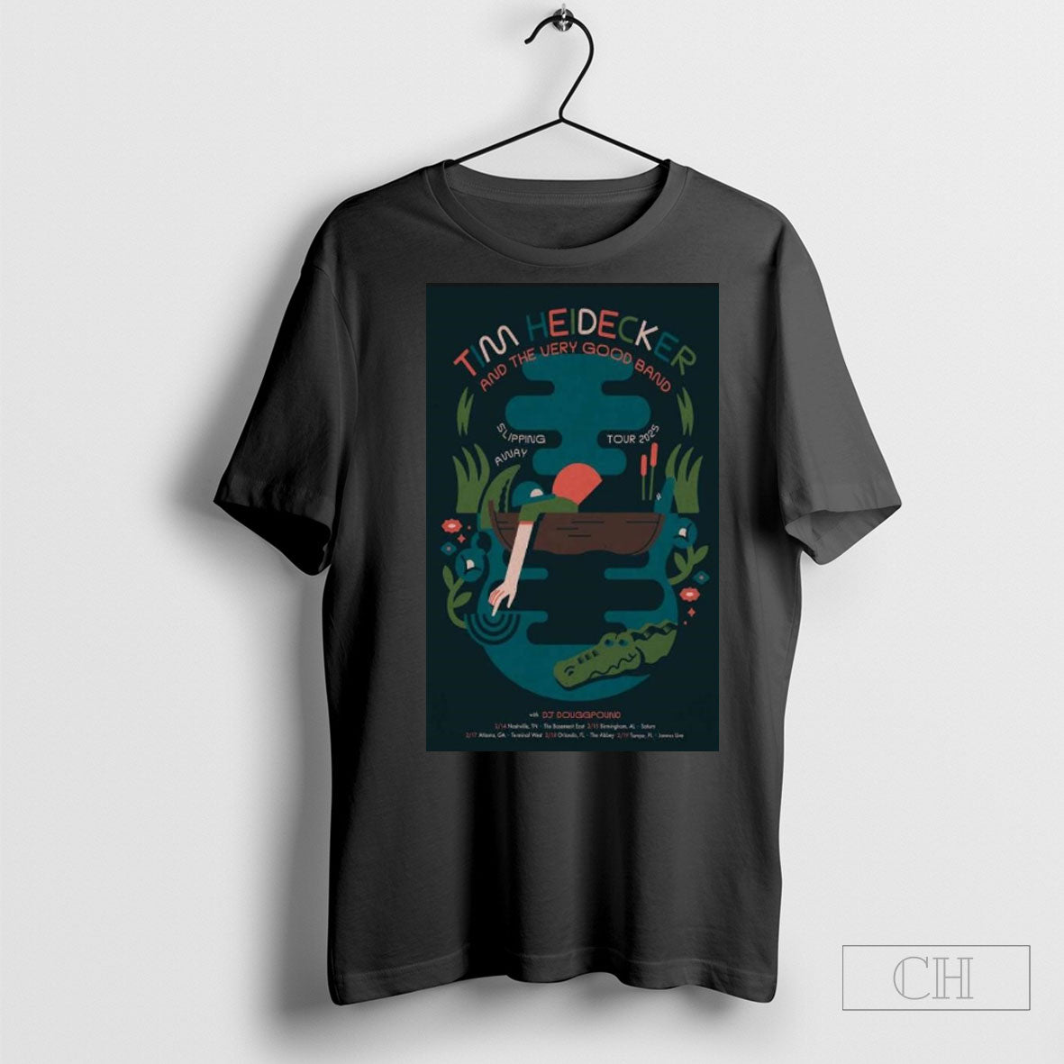 Official Tim Heidecker And The Very Good Band Slipping Away 2025 Tour Poster Shirt Sweatshirt