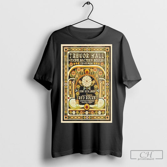 Official Trevor Hall Red Rocks Amphitheatre Morrison Co June 15 2025 Tour Poster T Shirt Sweatshirt