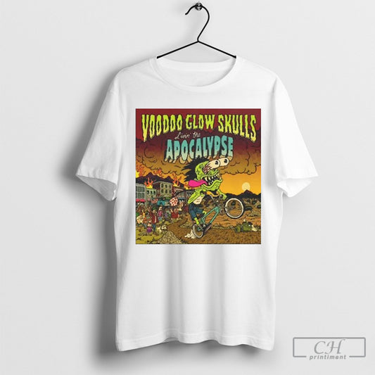 Official Voodoo Glow Skulls Livin The Apocalypse Graphic Unisex 2025 Shirts