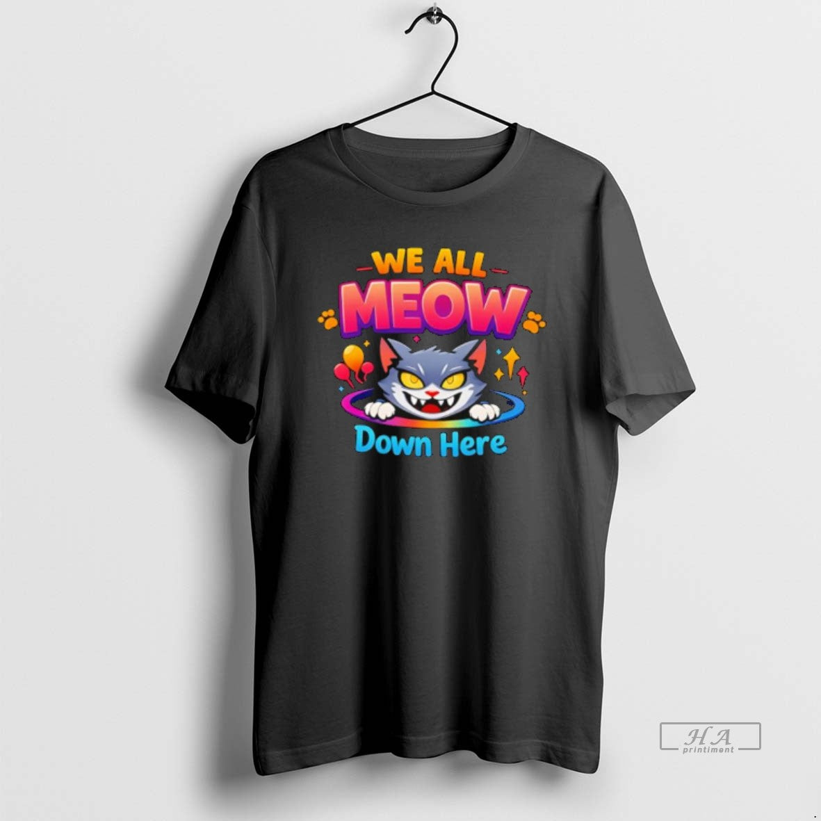 Official We All Meow Down Here Pride Cute T-Shirts, Hoodie, Sweatshirt | TeeSparky.com