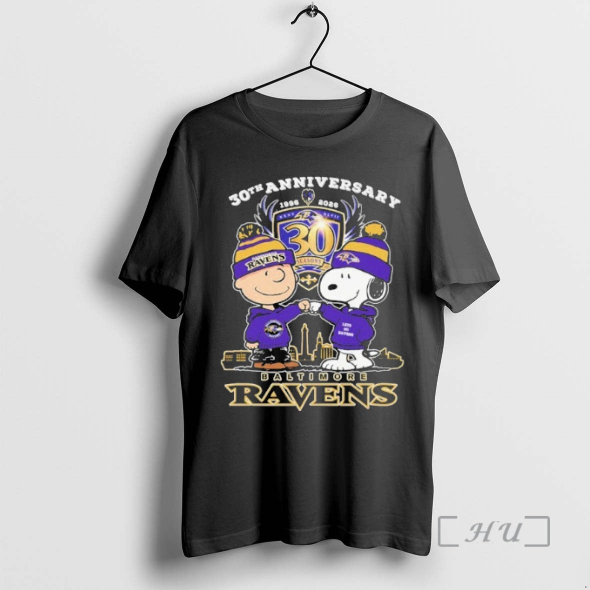 Officials 30th Anniversary Baltimore Ravens Peanuts T-Shirts, Hoodie, Sweatshirt | TeeSparky.com