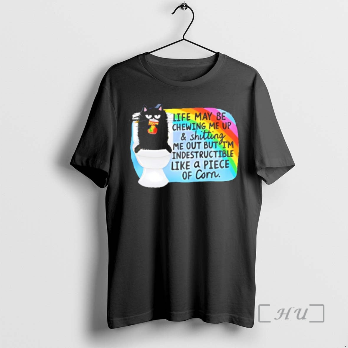 Officials Black Cat Life Way Be Chewing Me Up Shitting Me Out But Im T-Shirts, Hoodie, Sweatshirt