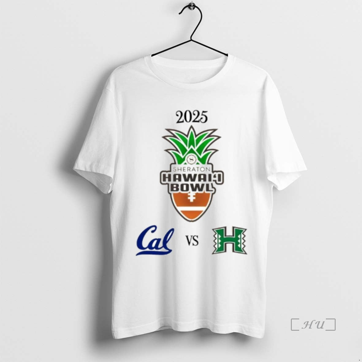 Officials California Golden Bears Vs Hawaii Rainbow Warriors 2025 Sheraton Hawai_ca_bbi Bowl Ornaments Premium T-Shirts,...