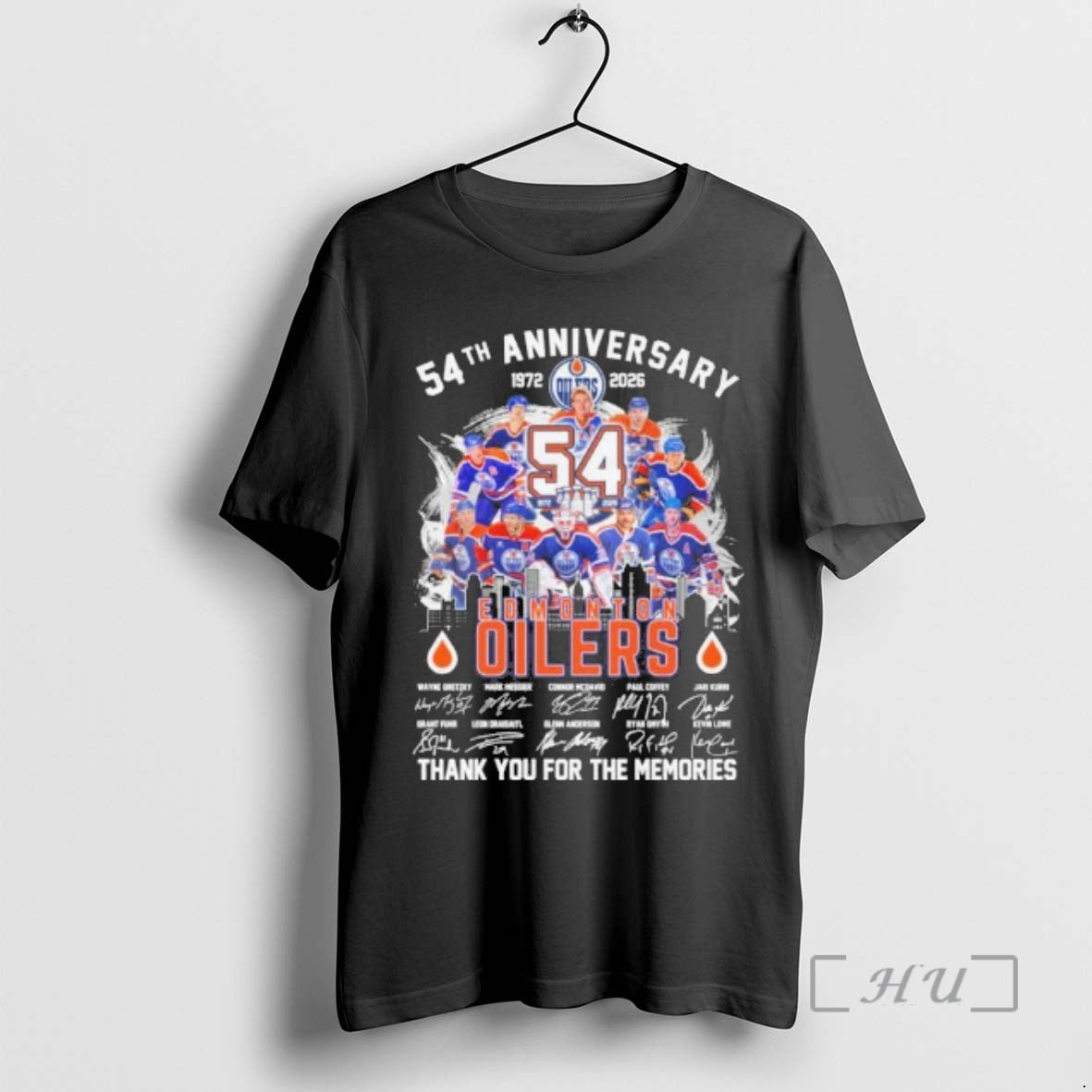 Officials Edmonton Oilers Team 54th Anniversary 1972 2026 T-Shirts, Hoodie, Sweatshirt | TeeSparky.com