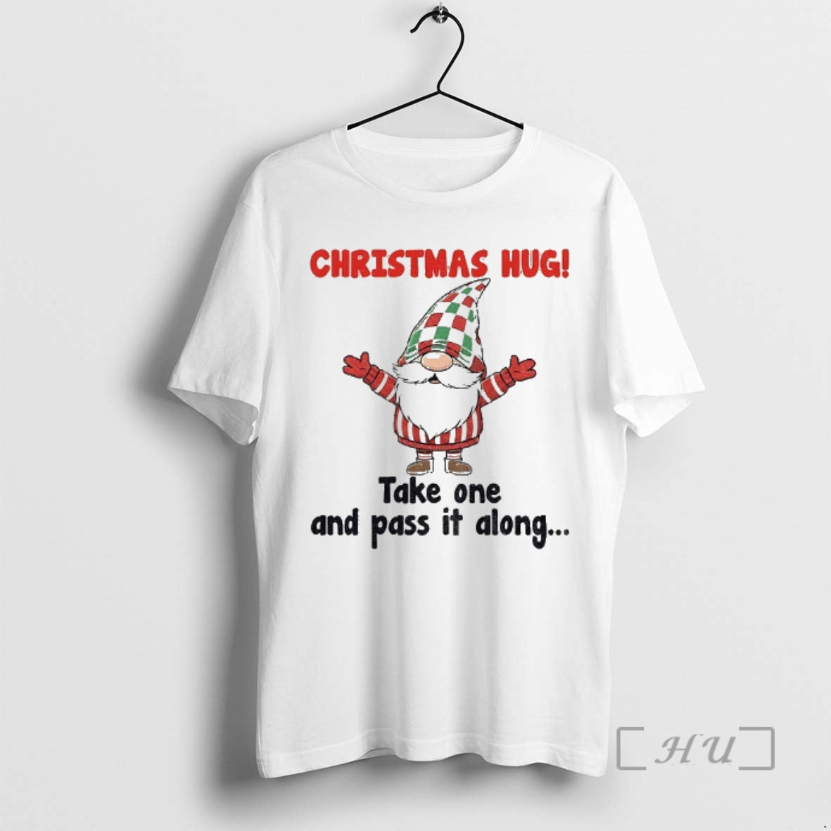 Officials Gnome Christmas Hug Take One And Pass It Along Christmas Premium T Shirts Sweater Hoodie, Sweatshirt