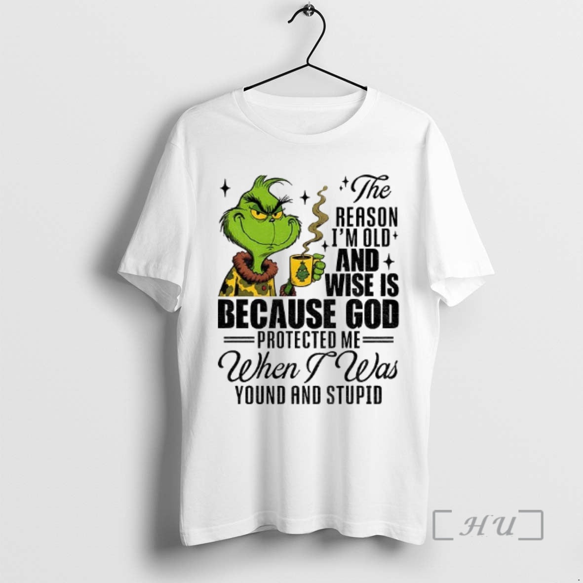 Officials Grinch The Reason Im Old And Wise Is Because God Santa Xmas Premium T-Shirts, Hoodie, Sweatshirt | TeeSparky.com