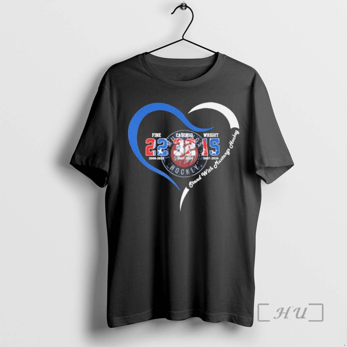 Officials Heart Fine Casorso Wright Stand With Mustangs Hockey T-Shirts, Hoodie, Sweatshirt | TeeSparky.com