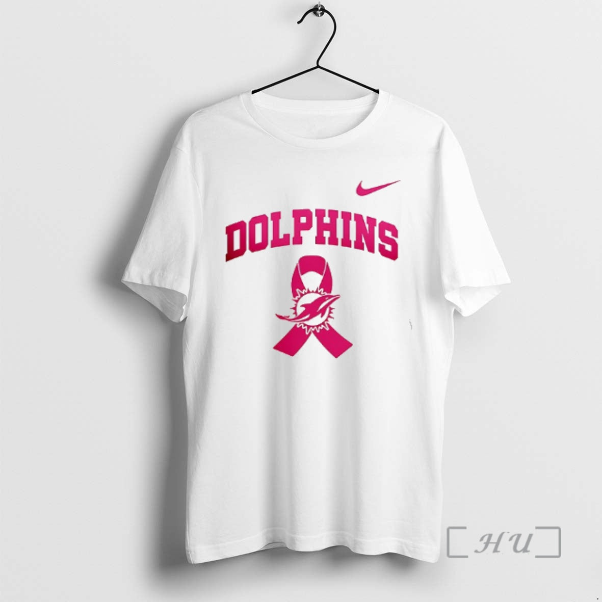 Officials Miami Dolphins Cancer Awareness Never Ever Giving Up Hope T-Shirts, Hoodie, Sweatshirt | TeeSparky.com