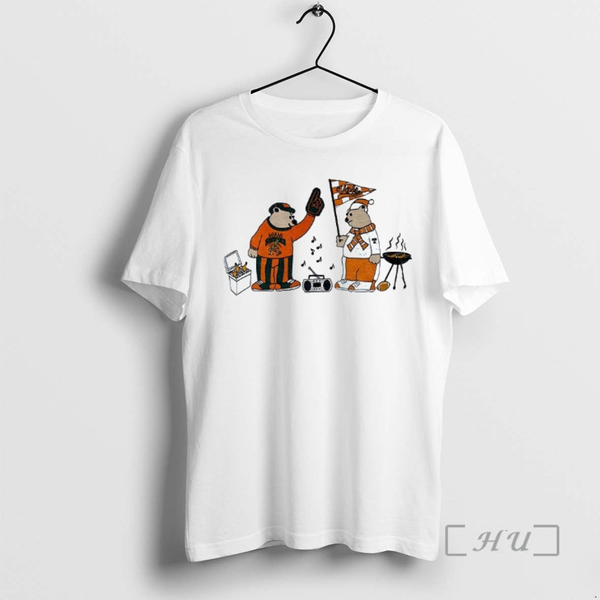 Officials Miami Hurricanes Vs Tennessee Volunteers Tailgating Fan Bears T-Shirts, Hoodie, Sweatshirt | TeeSparky.com