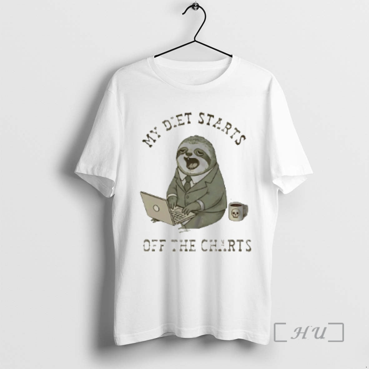 Officials My Diet Starts Off The Charts Sloth T-Shirts, Hoodie, Sweatshirt | TeeSparky.com