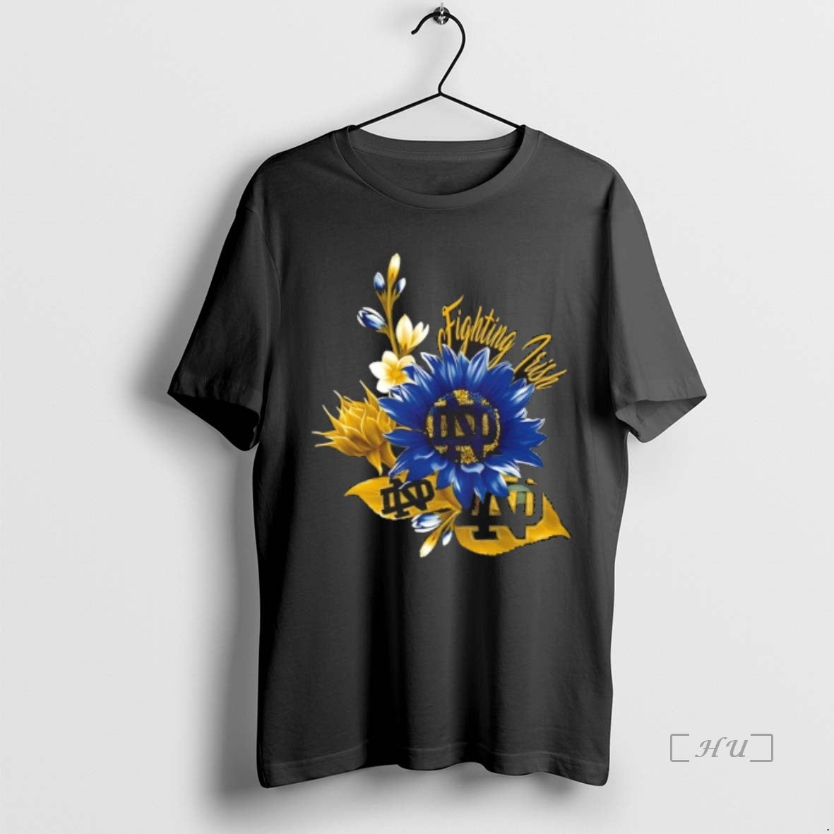 Officials Notre Dame Fighting Irish Football X Sunflower Floral T-Shirts, Hoodie, Sweatshirt | TeeSparky.com