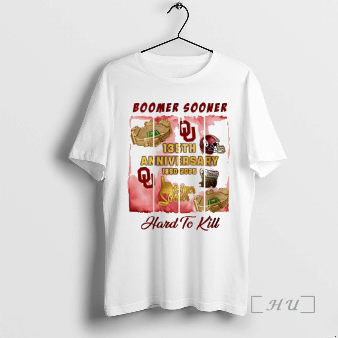 Officials Oklahoma Sooners 135th Anniversary 1890 2025 Boomer Sooner Hard To Kill Premium T Shirts Hoodie, Sweatshirt