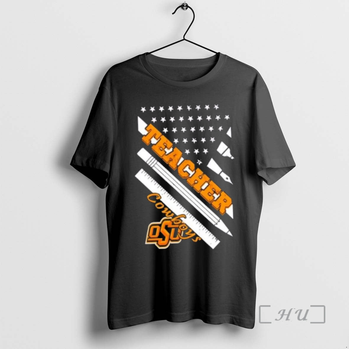 Officials Oklahoma State Cowboys X Teacher American Flag T-Shirts, Hoodie, Sweatshirt