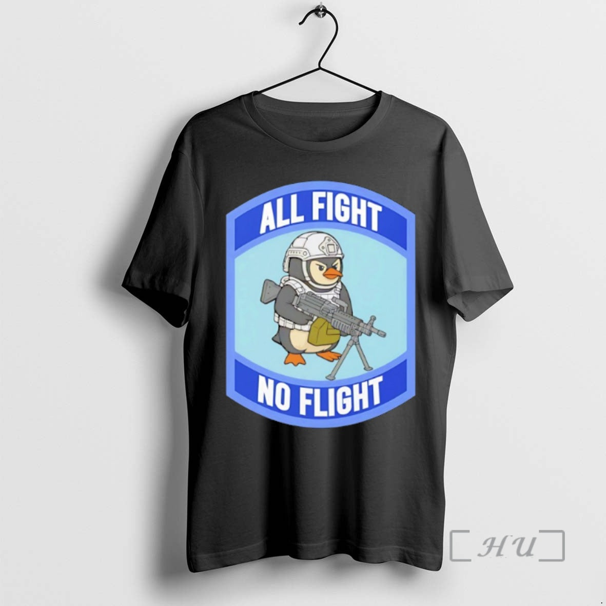 Officials Penguin With Guns All Fight No Flight T-Shirts, Hoodie, Sweatshirt | TeeSparky.com