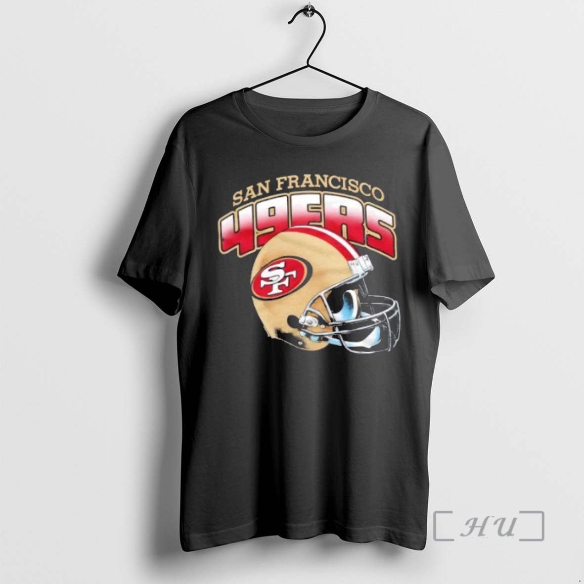 Officials San Francisco 49ers Gradient Football Helmet T-Shirts, Hoodie, Sweatshirt