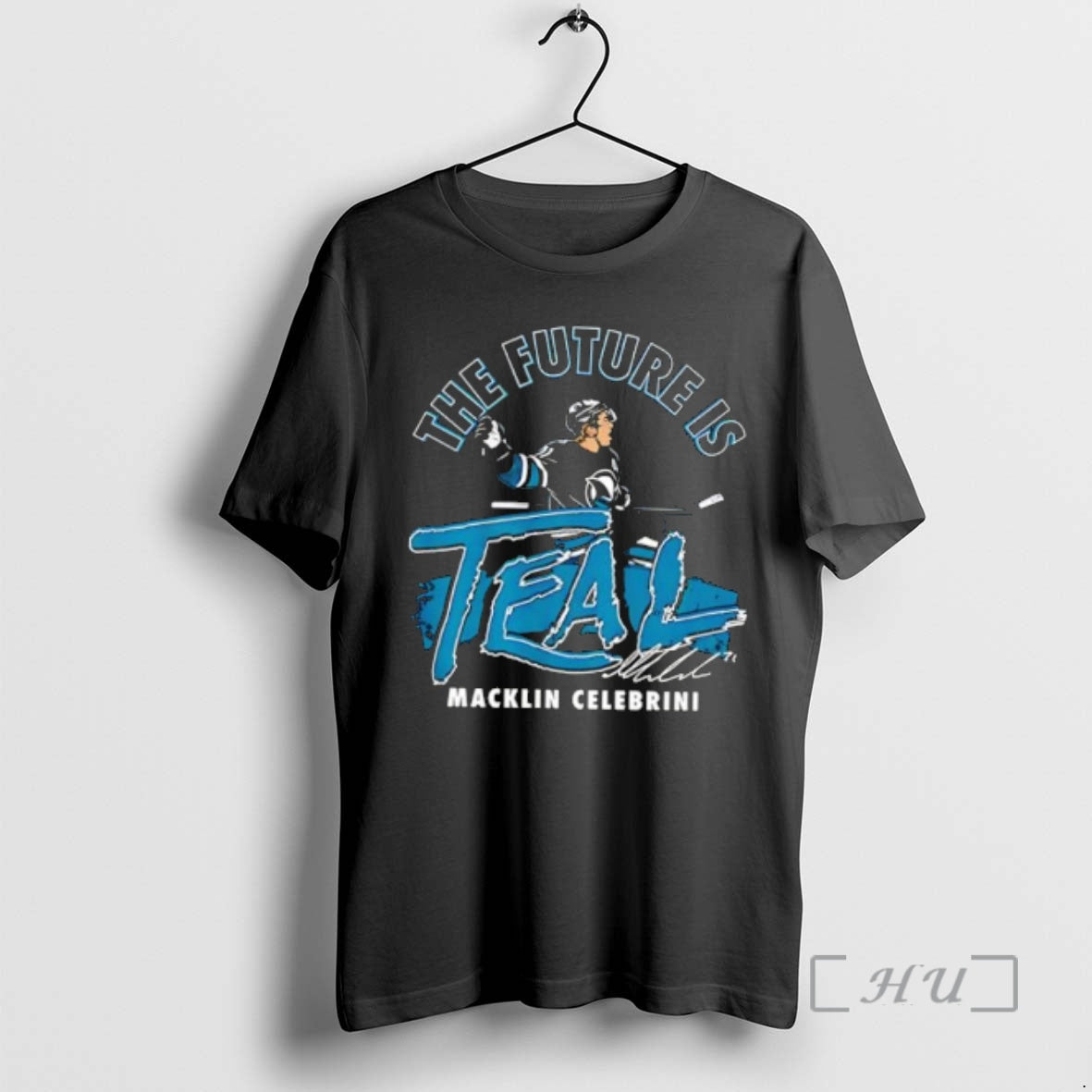 Officials San Jose Sharks Macklin Celebrini The Future Is Teal T-Shirts, Hoodie, Sweatshirt | TeeSparky.com