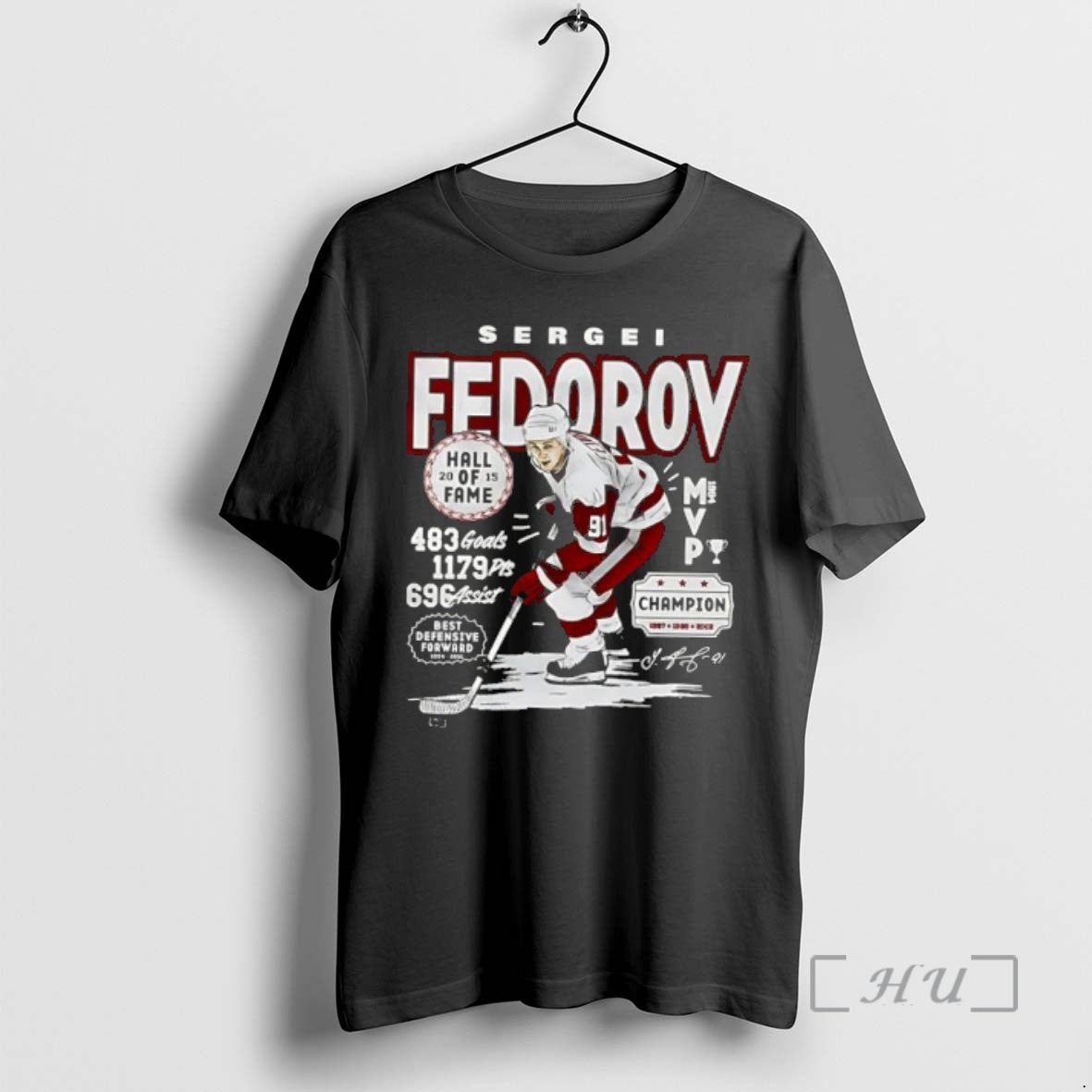 Officials Sergei Fedorov Detroit Vintage Star Hockey Player T-Shirts, Hoodie, Sweatshirt