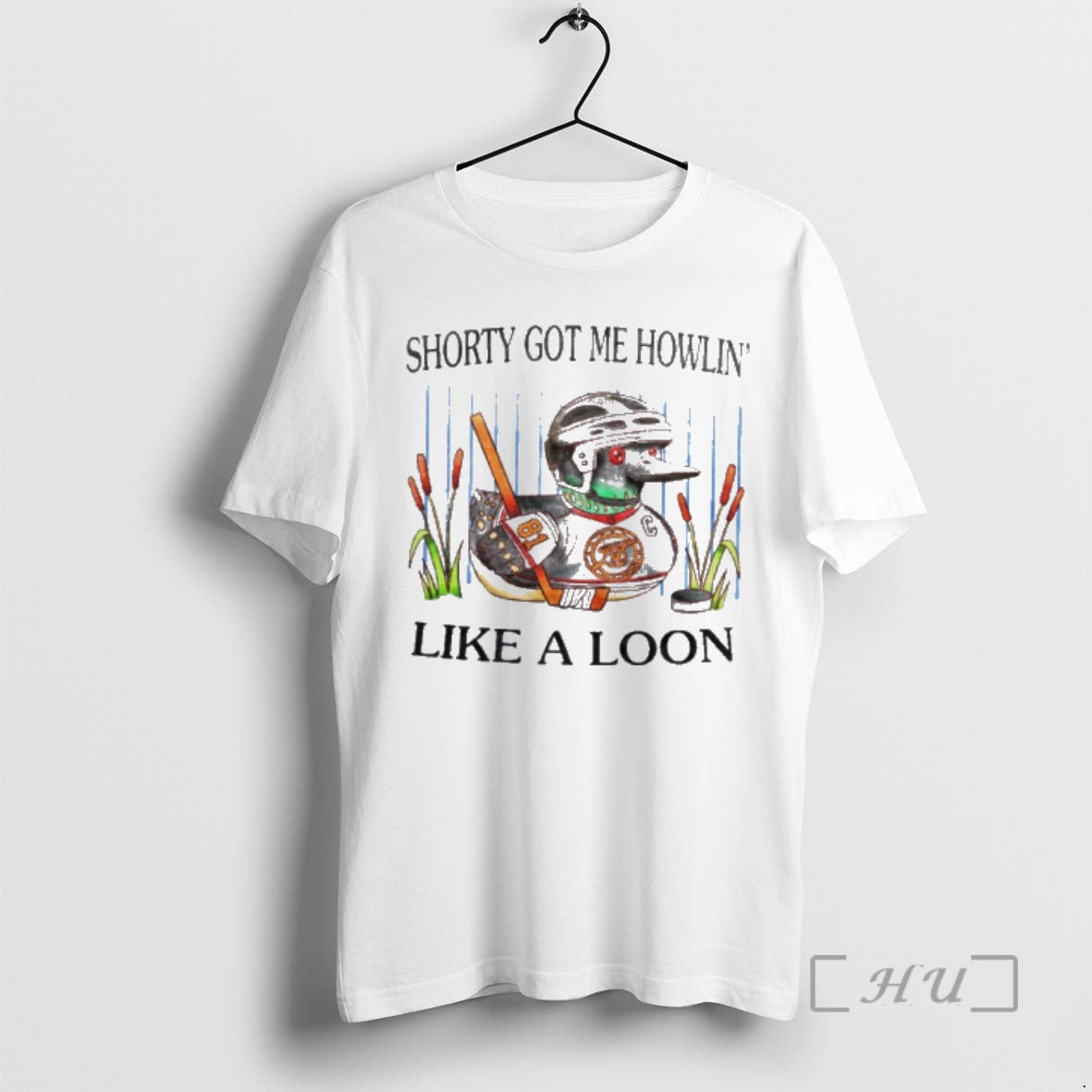 Officials Shorty Got Me Howlin Like A Loon Duck Hockey T-Shirts, Hoodie, Sweatshirt | TeeSparky.com