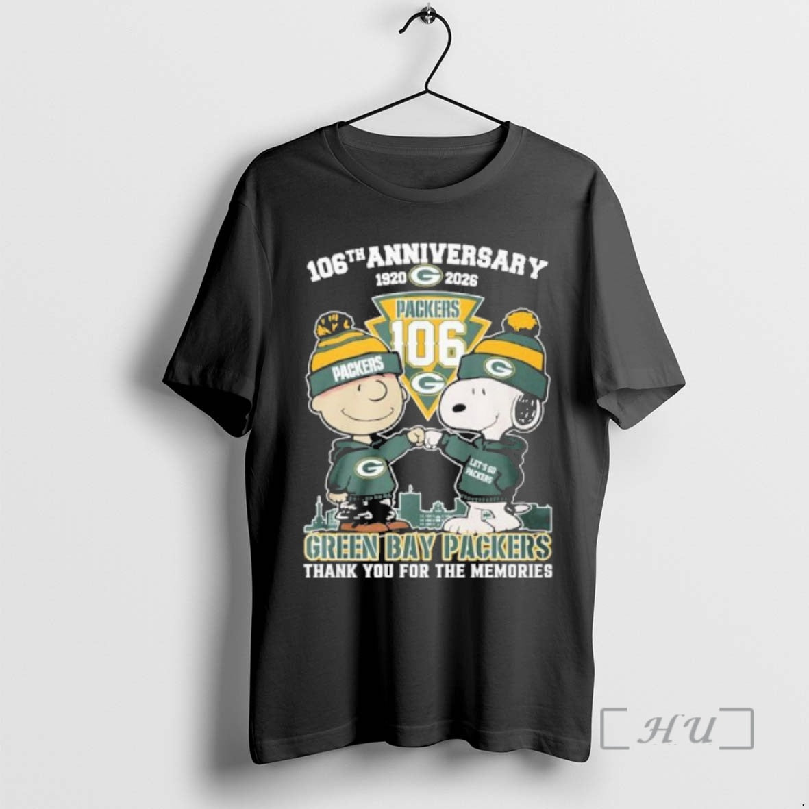 Officials Snoopy And Charlie Brown Fist Bump X Green Bay Packers 106th Anniversary 1920 2026 T-Shirts, Hoodie, Sweatshirt