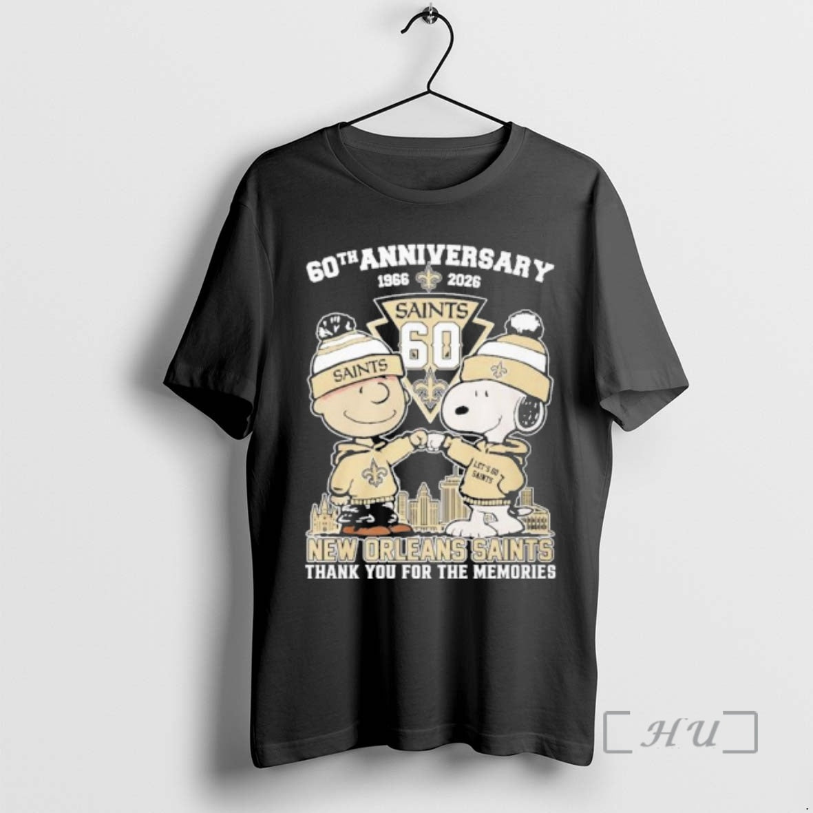Officials Snoopy And Charlie Brown Fist Bump X New Orleans Saints 60th Anniversary 1966 2026 T-Shirts, Hoodie, Sweatshirt