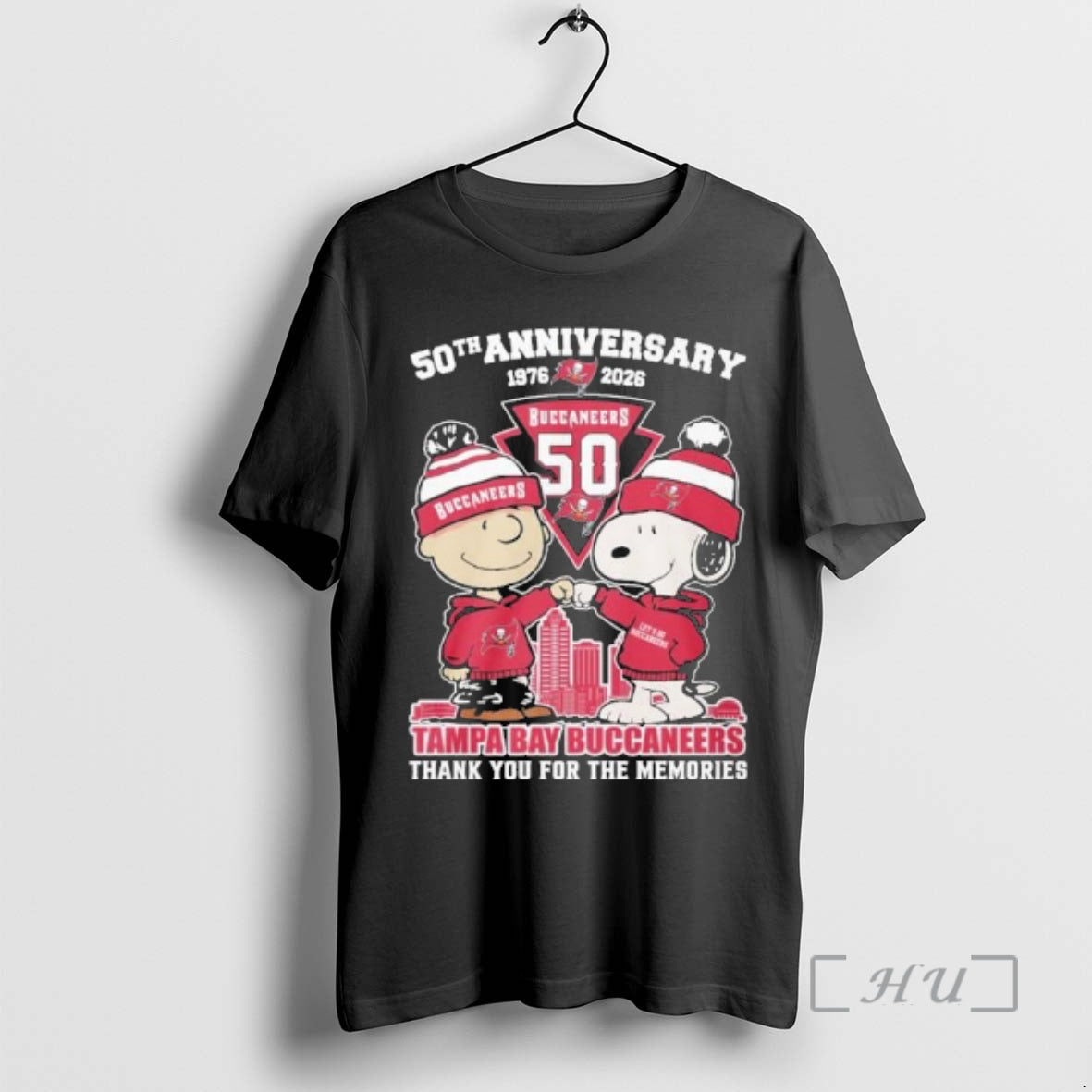 Officials Snoopy Charlie Brown Fist Bump X Tampa Bay Buccaneers 50th Anniversary 1976 2026 T-Shirts, Hoodie, Sweatshirt