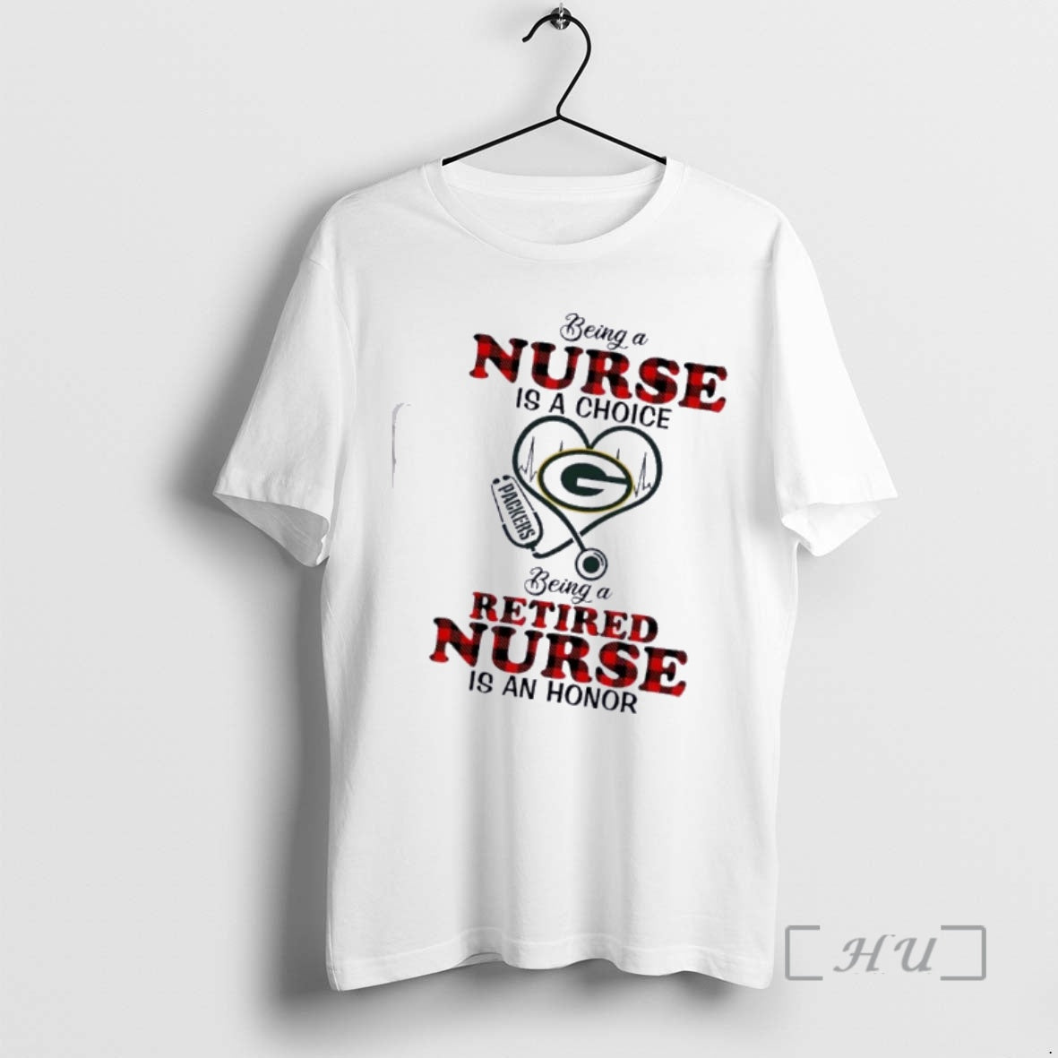 Officials Stethoscope Heart Green Bay Packers Being Nurse Is Choice Being Retired T-Shirts, Hoodie, Sweatshirt