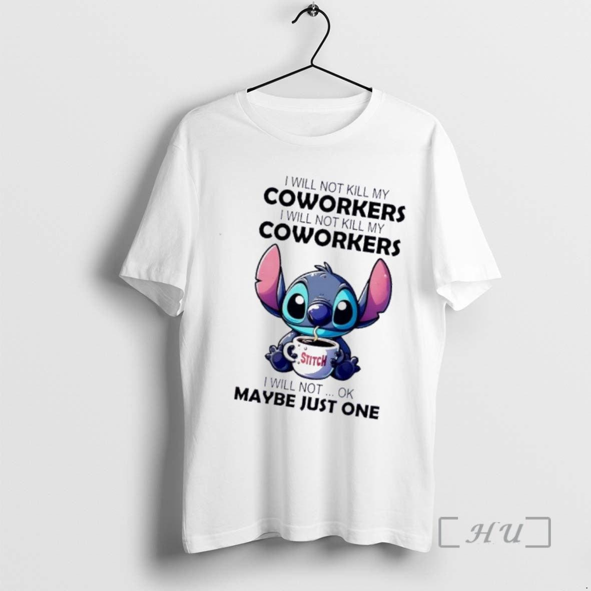 Officials Stitch I Will Not Kill My Coworkers I Will Not Ok Maybe Just One T-Shirts, Hoodie, Sweatshirt | TeeSparky.com