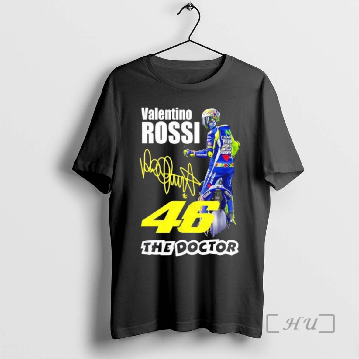Officials Valentino Rossi 46 The Doctor Signature T-Shirts, Hoodie, Sweatshirt | TeeSparky.com